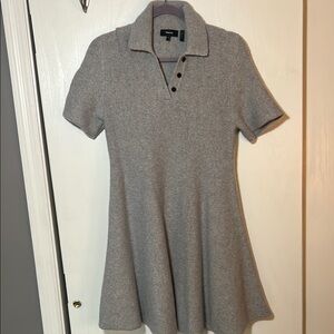 THEORY grey sweater dress